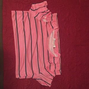 Cold shoulder short sleeved